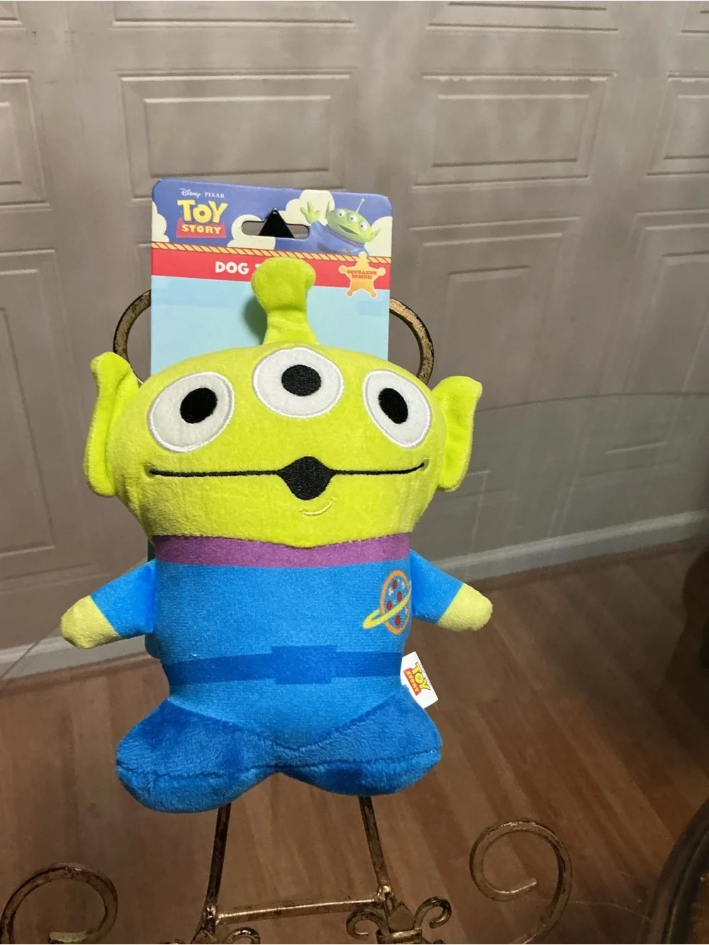 DISNEY DOG TOY STORY PLUSH  LITTLE GREEN MEN LGM ALIEN 8
